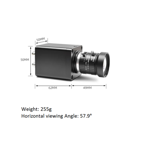 3G HD-SDI 2.0MP 1080P 60fps Industrial Security Camera 5mm Lens