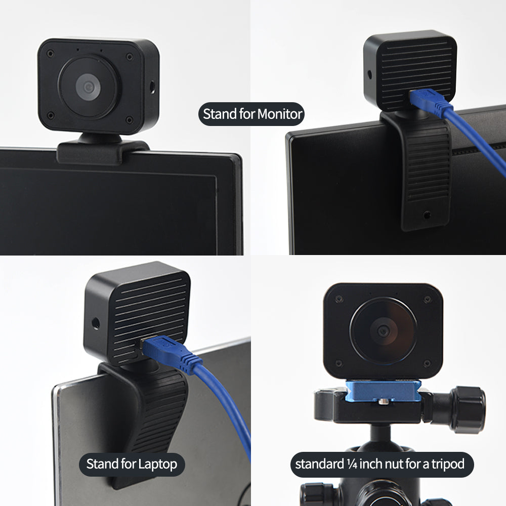 4K full HD Pro Webcam imx378 1/2.3" 12MP Sensor USB Autofocus Conference Room Camera for Church Streaming Online Video Compatible with Desktop and Laptop UVC Free Drive Built-in Microphone Easy Setup