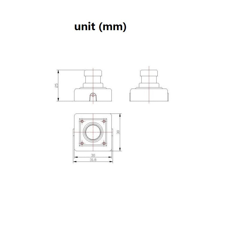 CCTV HD 1080P SDI Mini Camera 3.6mm WDR 3D-DNR Low Latency