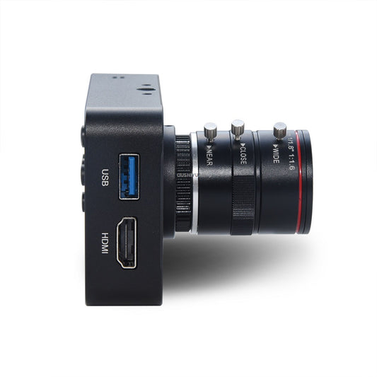 4K HDMI Industrial Camera 12MP Sony IMX377 6-12mm C/CS Mount USB Streaming