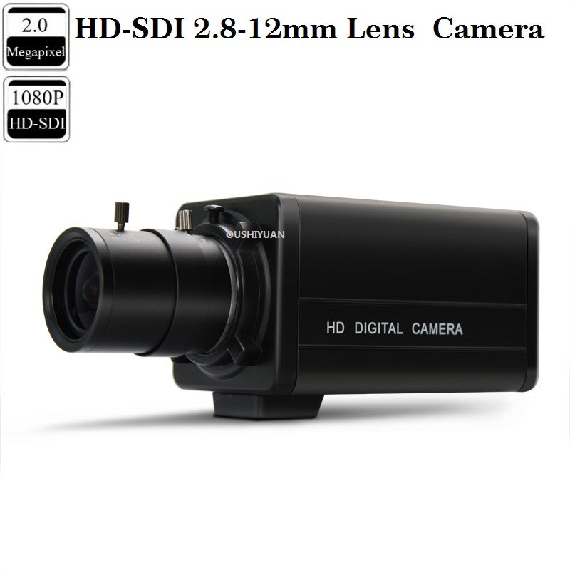 HD-SDI 1080P 2.0MP Box Camera | 2.8-12mm Zoom Live Stream