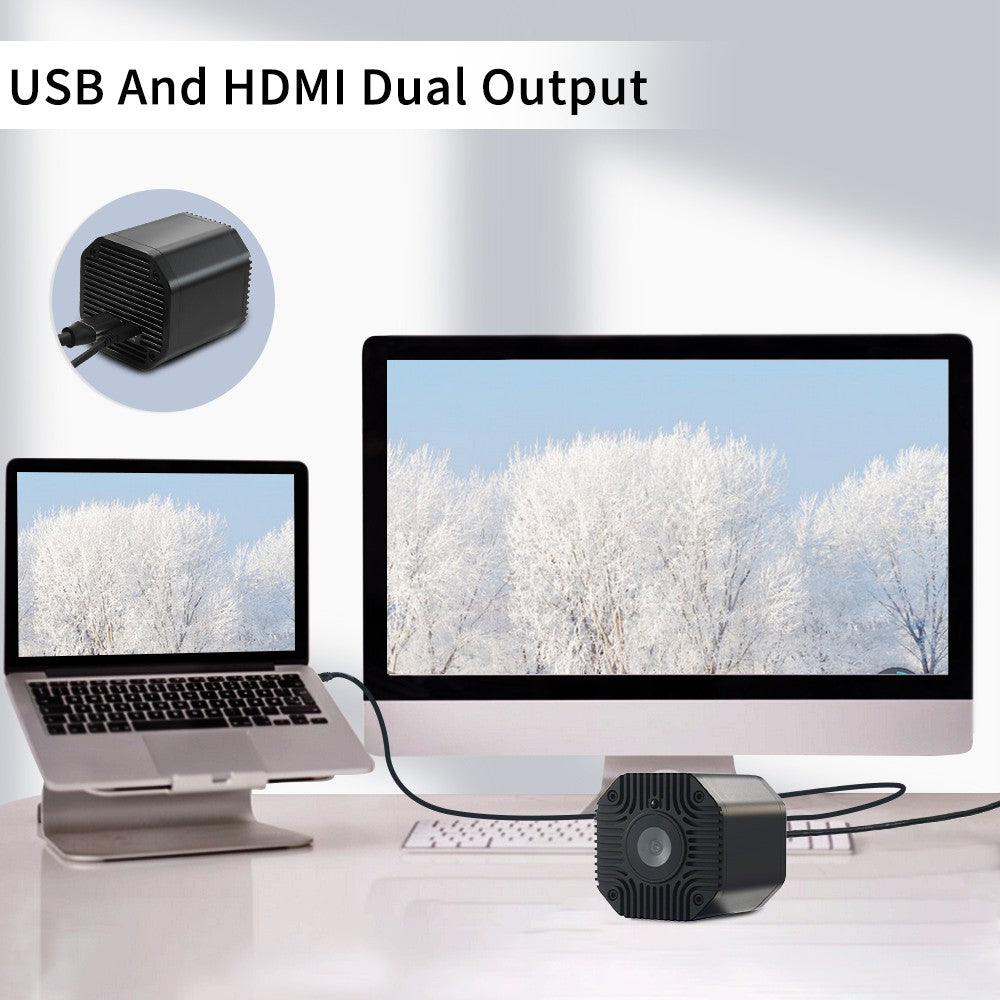 USB Webcam Autofocus Wide Angle lens HDMI Dual Output Camera Digital Zoom USB cam for High-Quality Live Streaming teaching charity live broadcast, church video art in stock