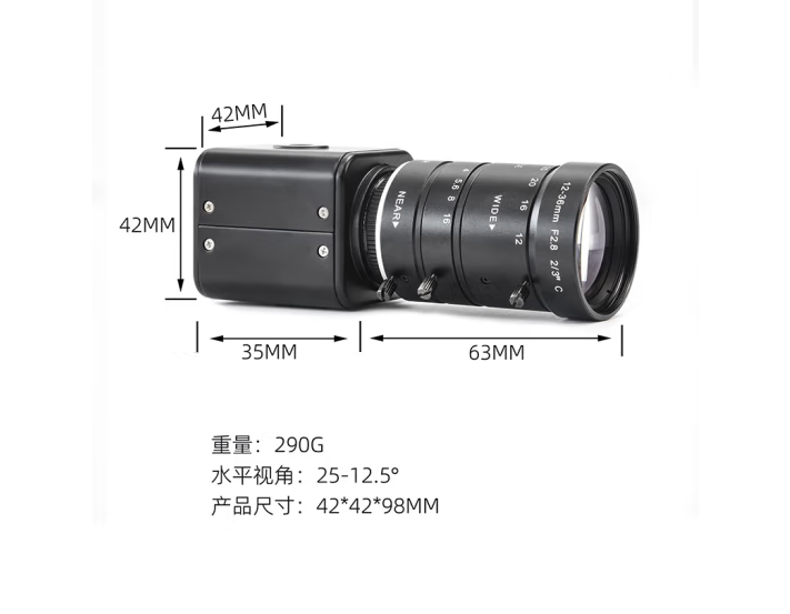 1080P HDMI Output Industry Camera 12-36mm Zoom Security Live View Camera