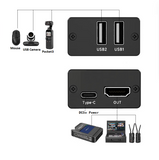 Pocket3 to HDMI to Connect The Guide Desk UVC to HDMI Teaching Screen Casting USB Camera to HDMI Converter