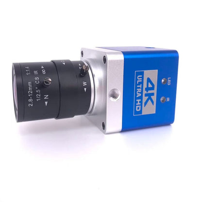 Industry 4K @30fps HDMI Camera 2016P 30fps Live Broadcast Camera 2.8-12mm Lens
