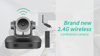 2.4G Wireless Conference Camera HD 1080P PTZ, HDR, USB WebCam Live Streaming For Church Business Meeting