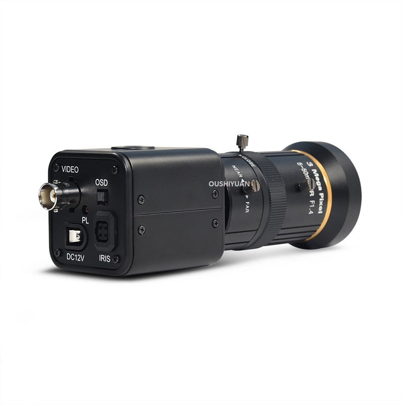 HD-SDI 2.0MP 1080P Box Camera 5-50mm Zoom Lens Industrial Live Stream