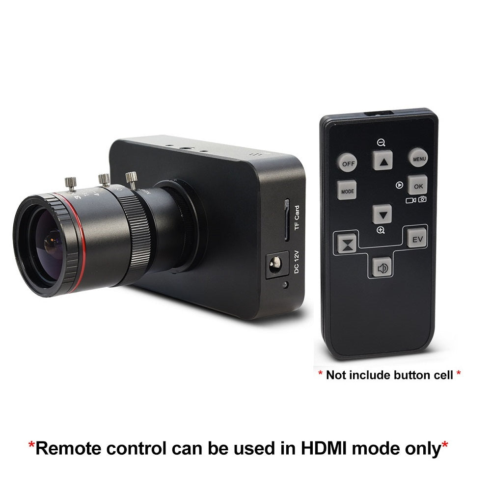 HDMI USB 4K Live Streaming Webcam 4-12mm C/CS Mount Industrial Camera