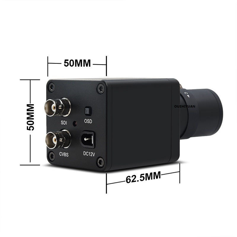 2.0MP 3G-SDI Security Box Camera 2.8-12mm for Live & Industrial Use