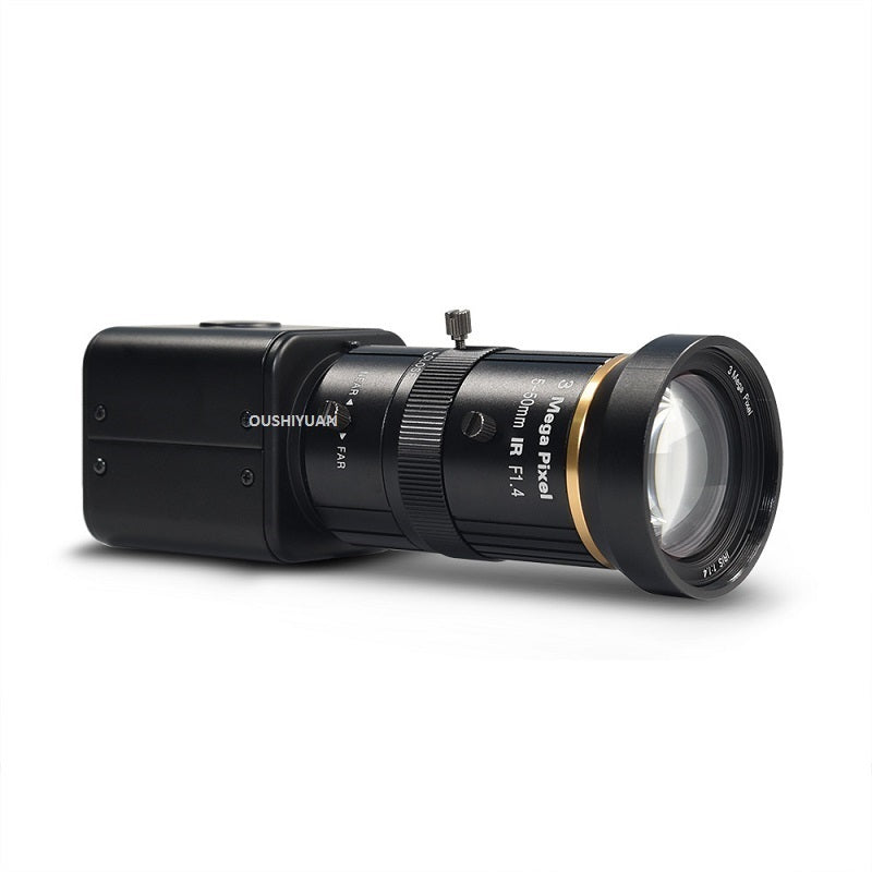 HD-SDI 2.0MP 1080P Box Camera 5-50mm Zoom Lens Industrial Live Stream