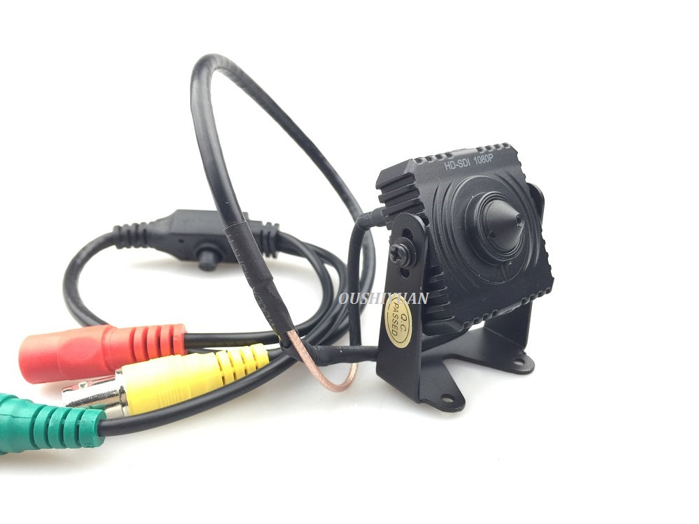 HD-SDI 2.0MP 1080P Mini Pinhole Camera 3.7mm Lens Security Spy Camera