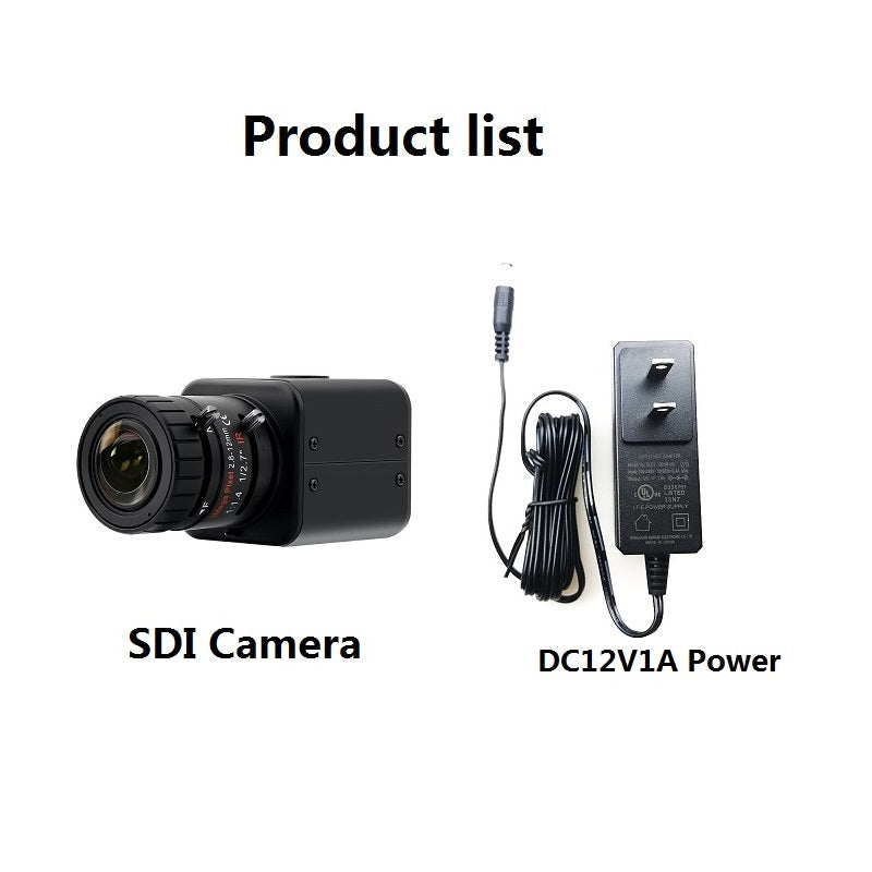 HD-SDI 1080P 2.0MP Camera 2.8-12mm Auto Iris Live Broadcast Camera