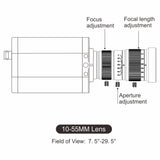 4K HDMI Digital Industry Camera Sensor IMX577 3840*2160/30FPS Hybrid 3G-SDI 1080P 50i/60i 50P/60P USB Webcam  10-55mm lens camera for computer HDMI SDI USB double output
