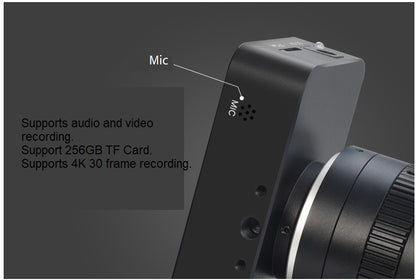 HDMI USB 4K Live Streaming Webcam 4-12mm C/CS Mount Industrial Camera