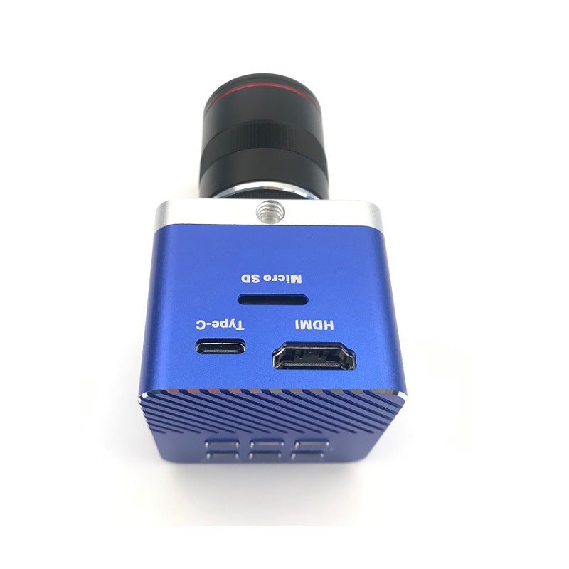 Industry 4K HDMI Camera 6-12mm Lens 2160P30 1080P60 TF Card Live Streaming