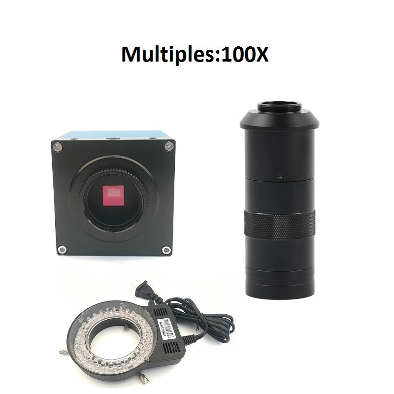 Industrial Video HDMI VGA USB 1080P 60FPS Microscope Camera 100X 180X C/CS Mount for PCB Repair