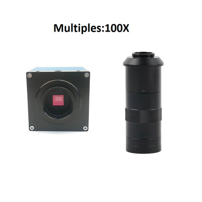 Industrial Video HDMI VGA USB 1080P 60FPS Microscope Camera 100X 180X C/CS Mount for PCB Repair