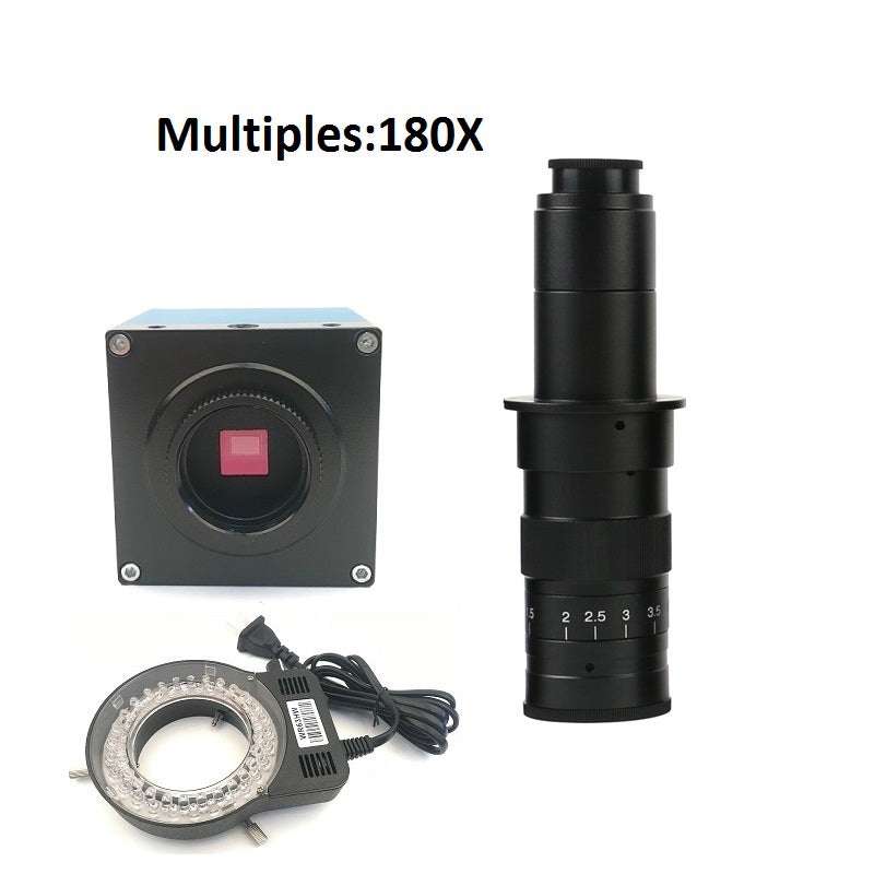 Industrial Video HDMI VGA USB 1080P 60FPS Microscope Camera 100X 180X C/CS Mount for PCB Repair