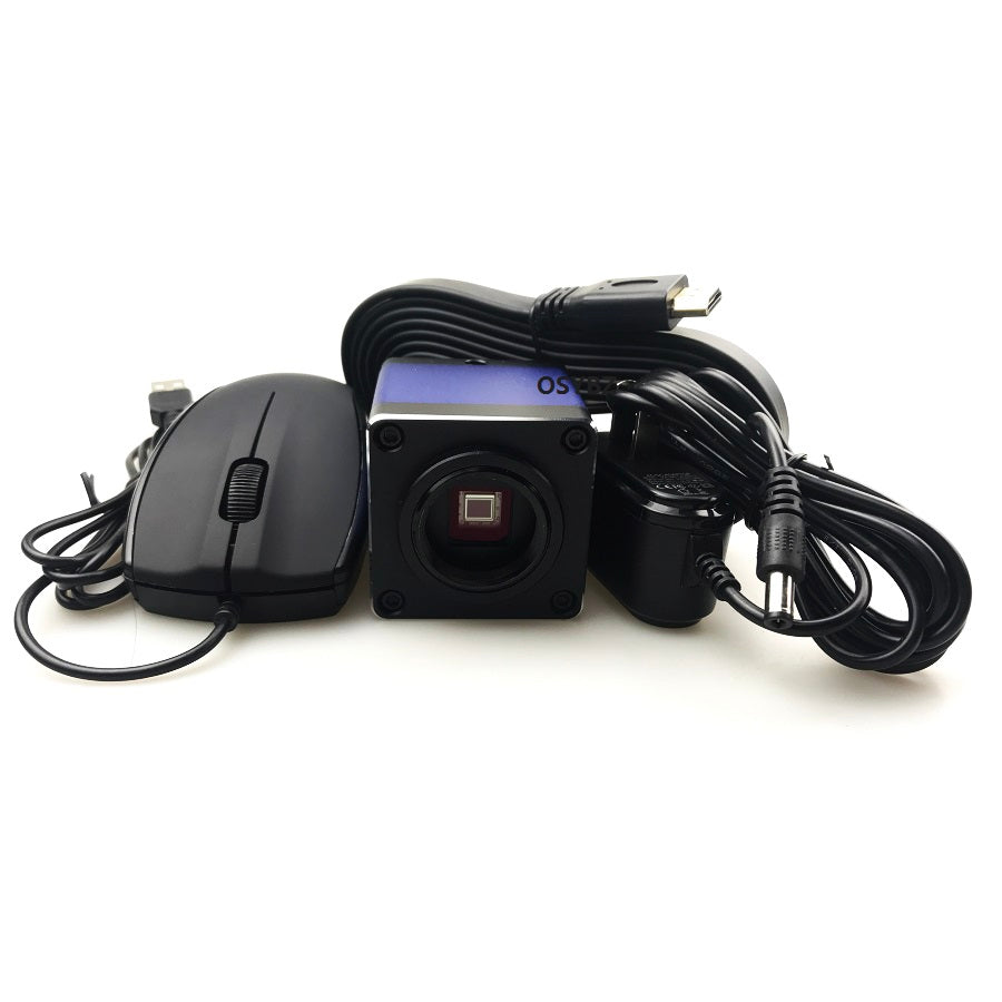Industry HD1080p 60fps HDMI Output Measurement USB Drive Storage Digital Microscope Camera Sony IMX 355 Sensor C/CS Interface