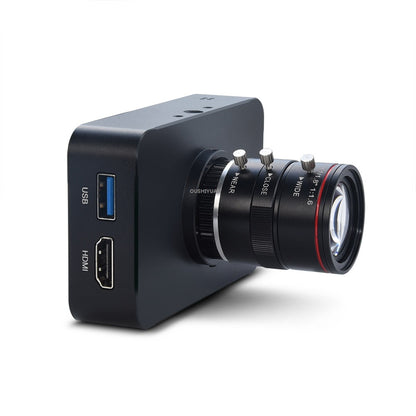4K HDMI Industrial Camera 12MP Sony IMX377 6-12mm C/CS Mount USB Streaming