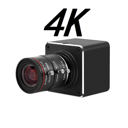 12MP 4K HDMI Camera 6-12mm C/CS-Mount Industrial Live Streaming Webcam