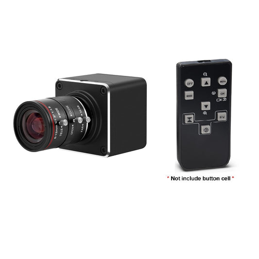 12MP 4K HDMI Camera 6-12mm C/CS-Mount Industrial Live Streaming Webcam