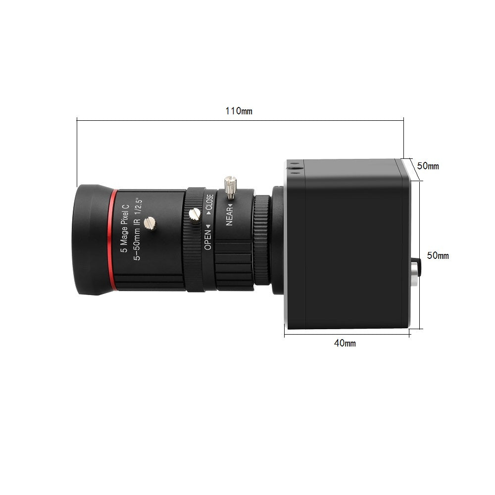 Professional 4K HDMI Webcam 5-50mm Zoom for Live Broadcast & Industrial Use