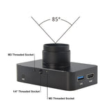 OSYBZ 12MP HDMI Camera 1080P USB Streaming Webcam Recording 4K@30fps Industry 3840*2160/30FPS  C/CS-Mount with No Distortionnt 3.2mm Lens HDMI and USB webcam for Live broadcast