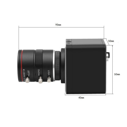 12MP 4K HDMI Camera 6-12mm C/CS-Mount Industrial Live Streaming Webcam