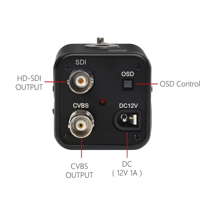 HD-SDI 2.0MP 1080P Mini Box Camera 2.8-12mm Zoom Sony Sensor