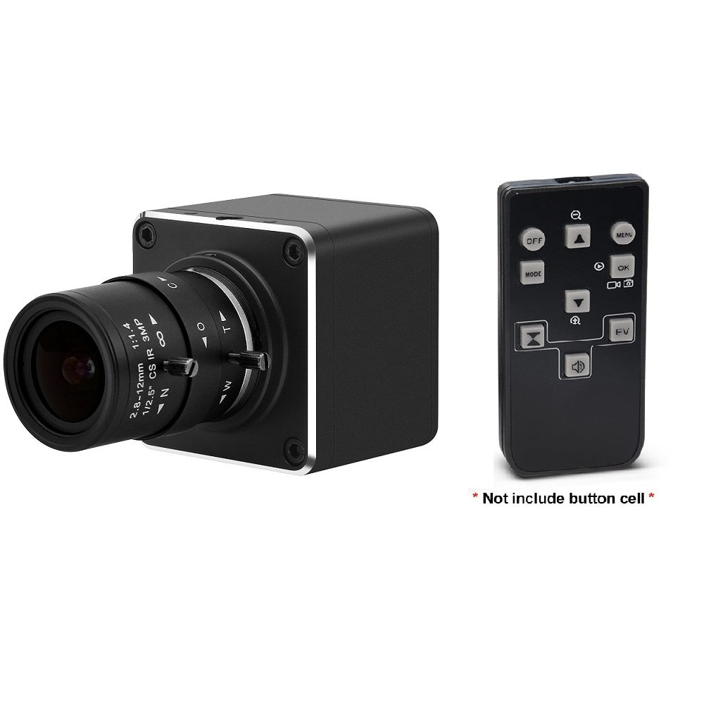 4K HDMI Live Broadcast Camera 2.8-12mm C/CS-Mount Industrial Streaming Webcam
