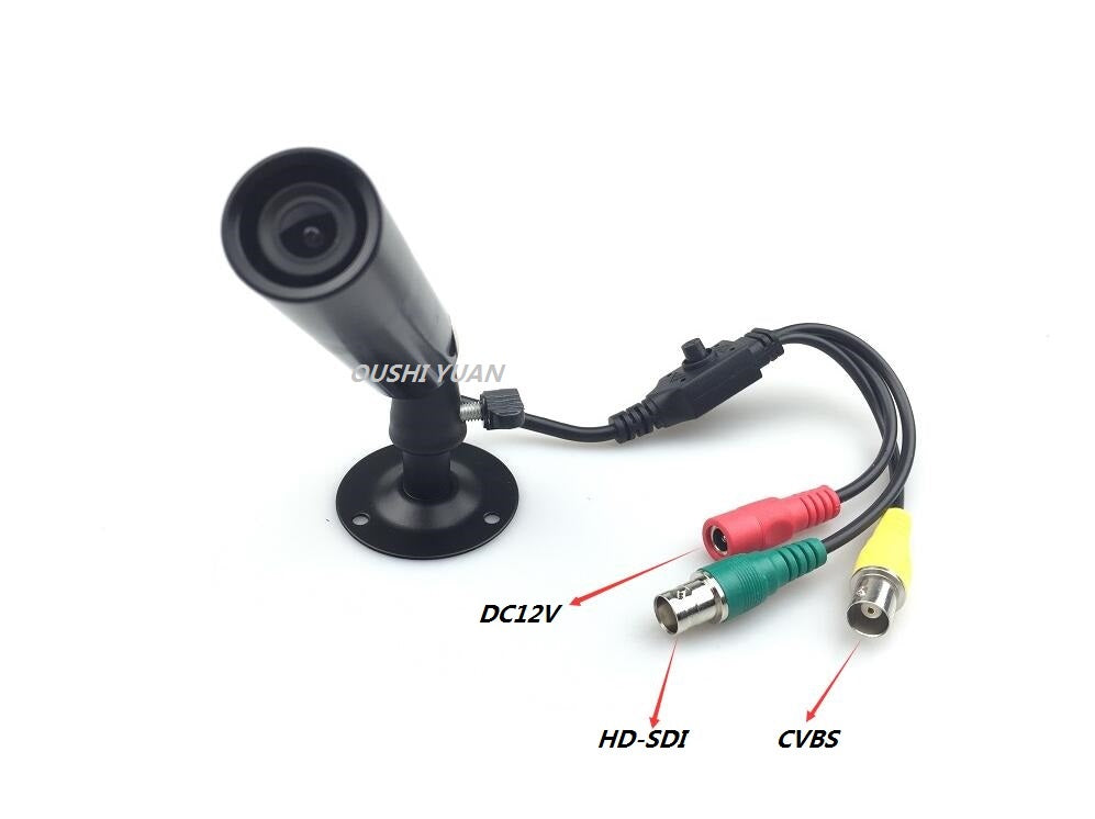 CCTV HD-SDI 2.0MP 1080P Mini Camera 3.6mm Lens Panasonic Sensor WDR OSD