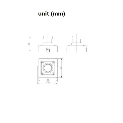 CCTV HD 1080P SDI Mini Camera 3.6mm WDR 3D-DNR Low Latency
