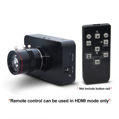 4K HDMI Industrial Camera 12MP Sony IMX377 6-12mm C/CS Mount USB Streaming