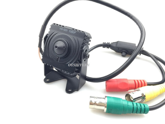 High Quality CCTV 2.0MP Full 1080P Lens 3.7mm HD-SDI Mini spy Pinhole Box Camera