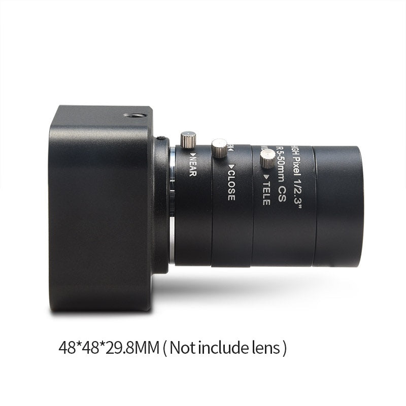 HD USB Camera 4K 30fps Live Lens 5-50mm Built-in Microphone Webcam UVC Industry Free Drive Compatible Windows Mac OS X Linux
