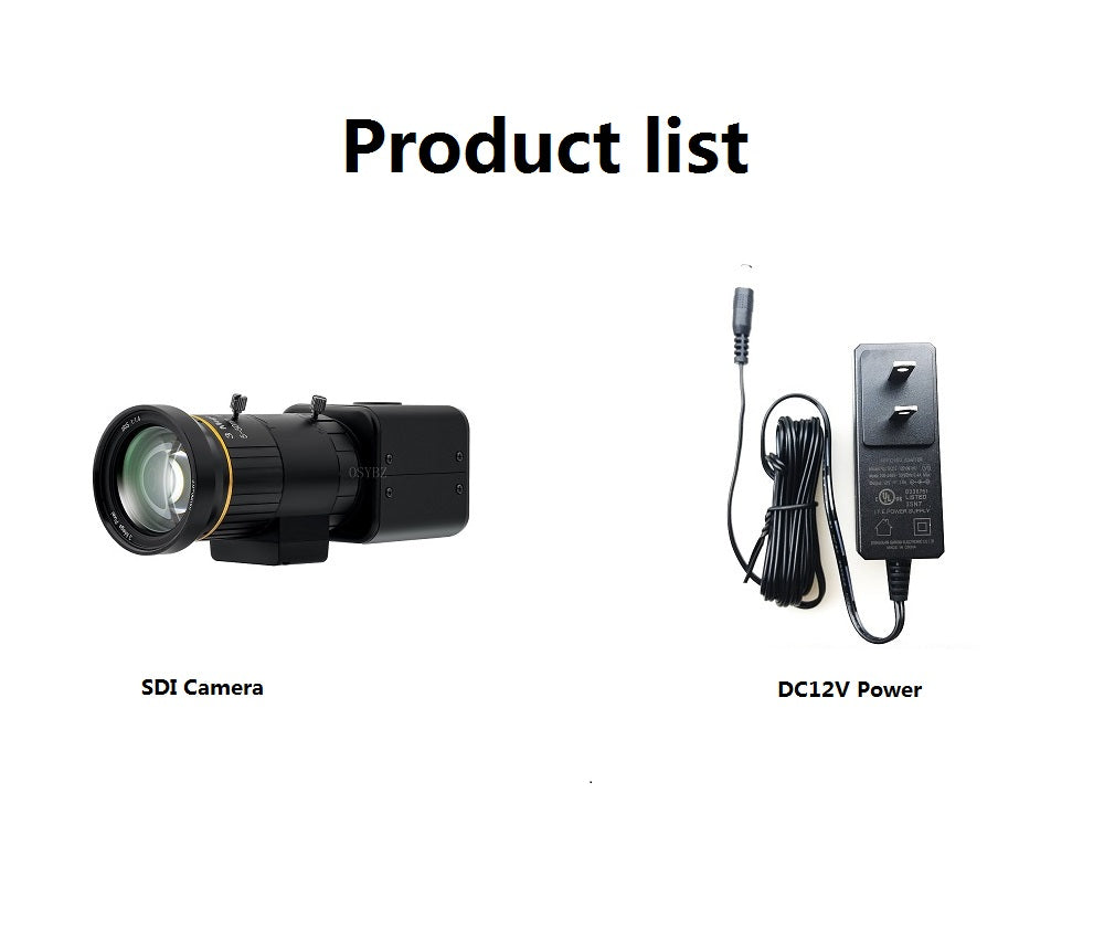 HD-SDI 1080P Camera 5-50mm Zoom Auto Iris D-WDR Live Streaming Camera