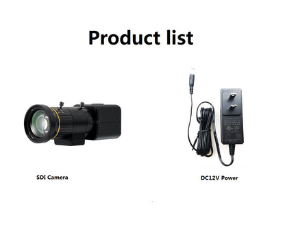 HD-SDI 1080P Camera 5-50mm Zoom Auto Iris D-WDR Live Streaming Camera